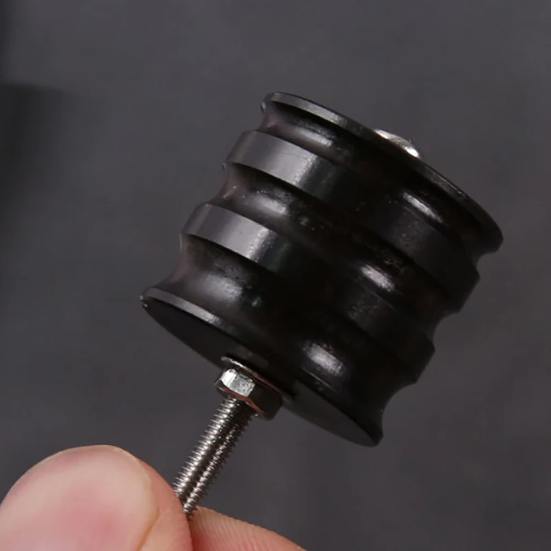 8 Размер/набор кожевенное ремесло инструмент для резьбы ручной работы Diy кожаный край слайкер круглый деревянный полировщик кожи