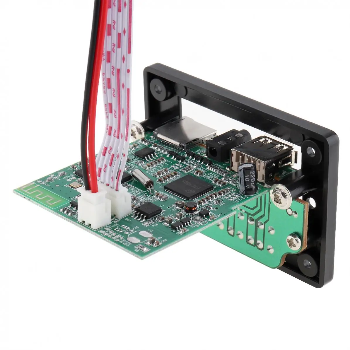 Reprodutor de Vídeo Compatível com Bluetooth Dts sem Perda fm para Mp3 Decodificador Suporte tf Aux Rádio - Mp4 Mp5 80hz-15khz 12v Usb - Image 6