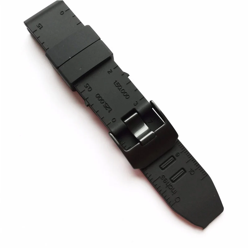 23 мм ремешок для часов Luminox ремешок с резиновым ремешком металлическая пряжка Браслет Черный Сменный ремень