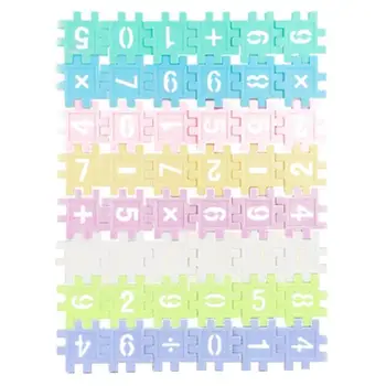 

Plastic Geometric Building Blocks Retro Number Blocks Child Education Toys