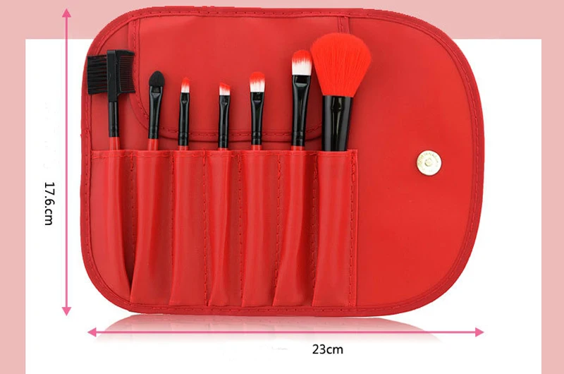 7 Pcs Natural Eye Makeup Brushes Tool Set Cosmetic Foundation Make Up Brushes Bag Eyeshadow Eyebrow Eyelash Lip Brush Beauty Kit (1)