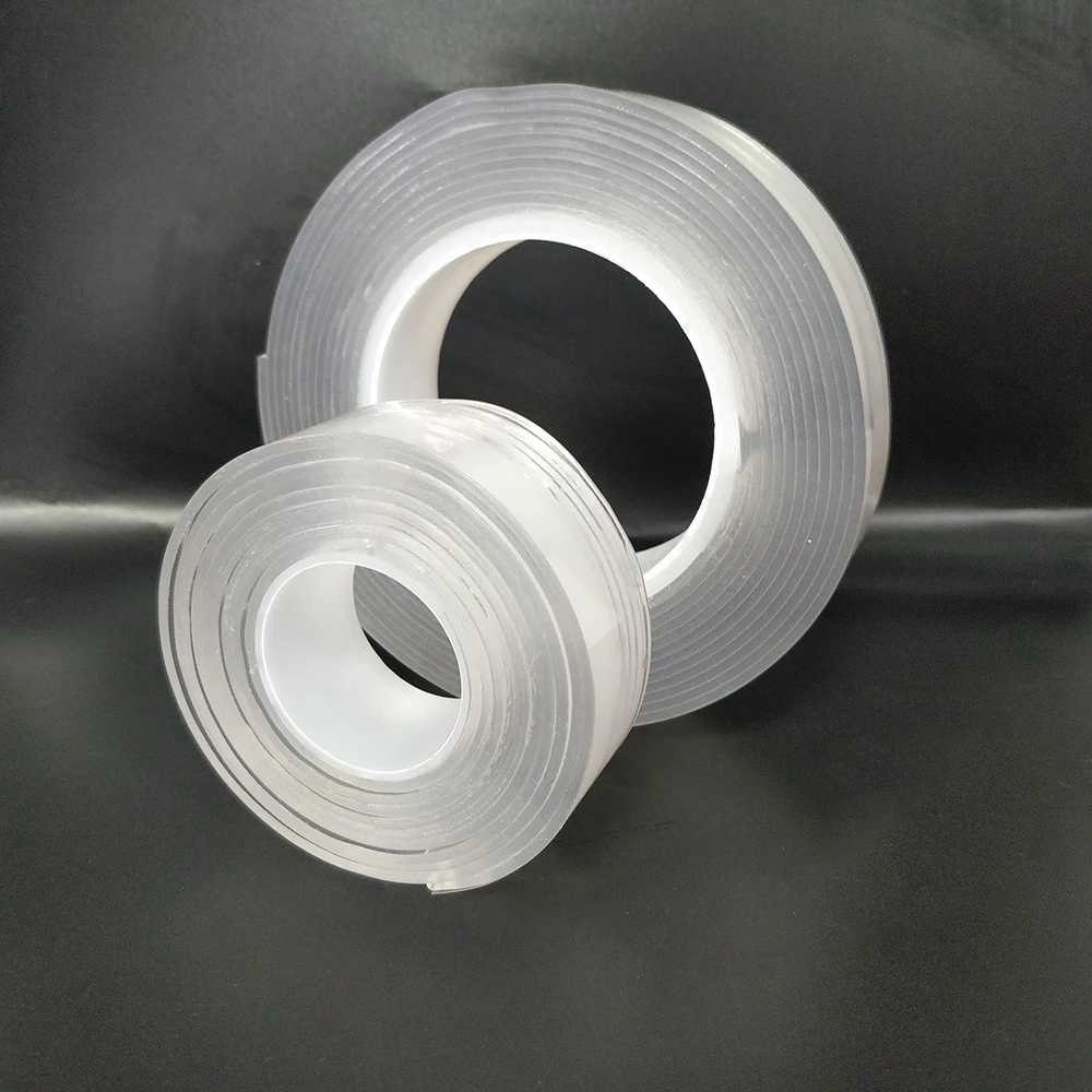 1 м многофункциональные двухсторонние клейкие нано-ленты бесследные моющиеся съемные ленты домашние противоскользящие фиксированные