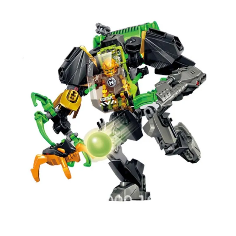 Compatible With Legoings Hero Factory 6.0 Rocke Sterlth Machine Building Blocks Bionicle Robot Toys For Children Building Kits