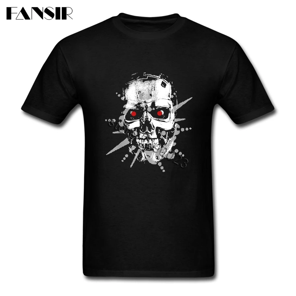 Футболка The Terminator мужская с коротким рукавом новейший дизайн рубашка из 100% хлопка