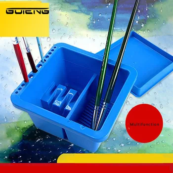 

Guteng Art Supplies Brush Washing Bucket Multifunction Pen Barrel Painting Brush Washer for Drawing
