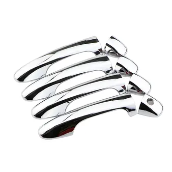 

Jameo Auto Car ABS Chrome Door Handle Protection Cover Doors Stickers for Toyota Fortuner RAV4 2016 2017 2018 Parts Accessories