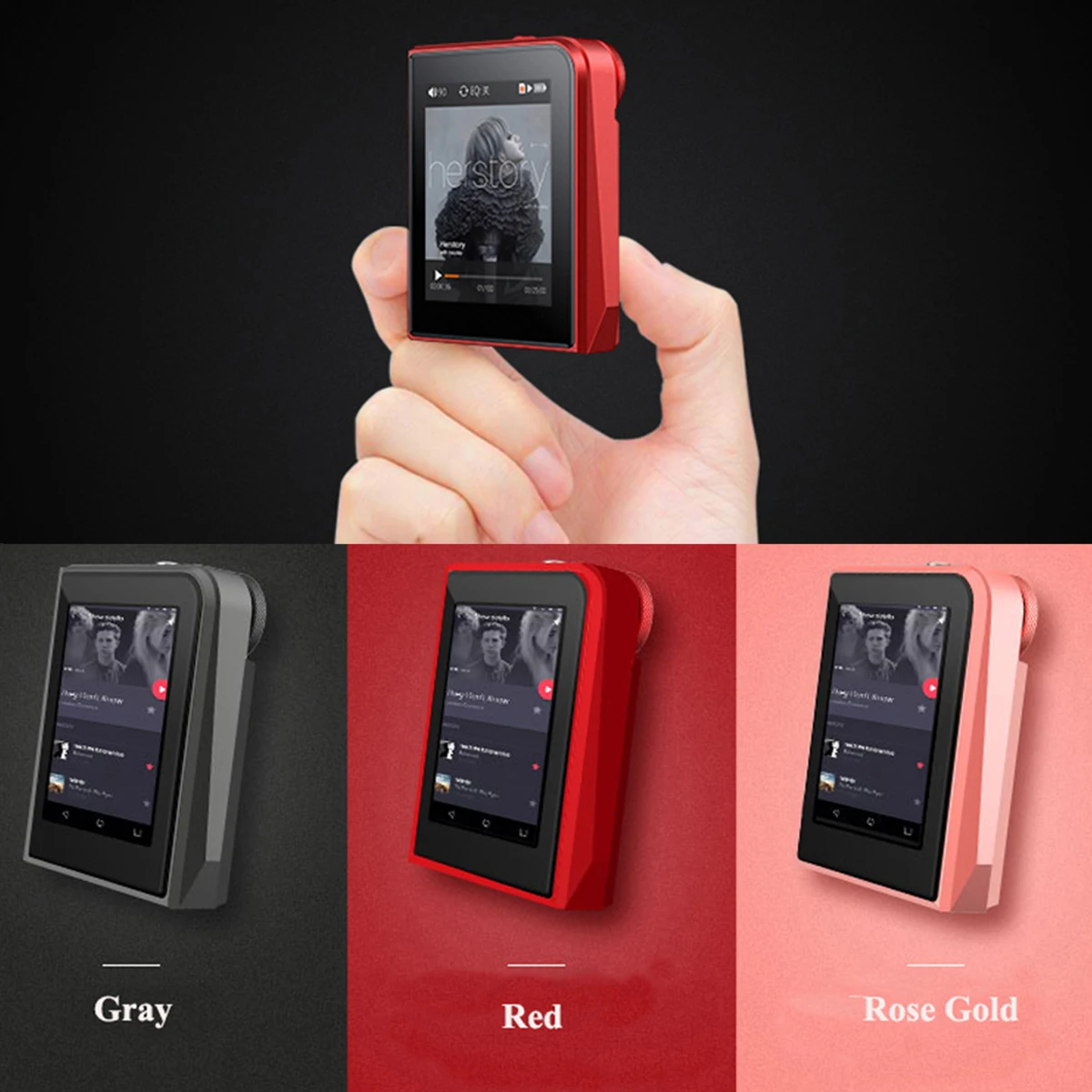 

mp3 player RUIZU A50 MP3 key walkman music player TFT screen 8GB Support 28 language Android MP3 WMA JPG BMP WAV