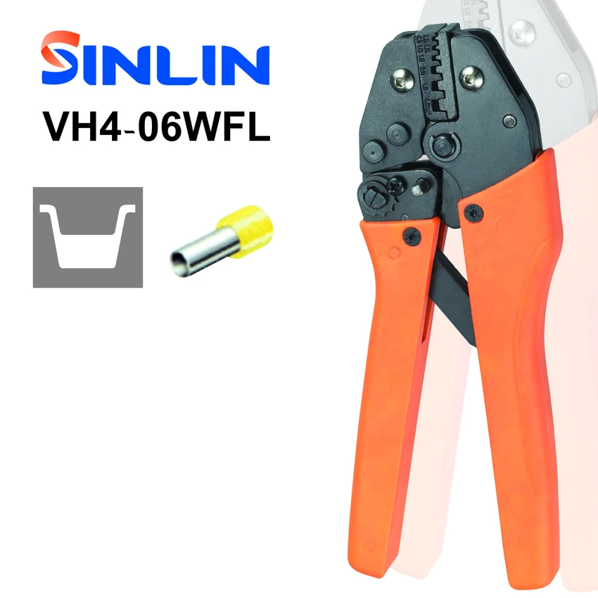 

VH4-06WFL 0.25-6.0mm2 PATCHET CRIMPING PLIER electrical terminals crimper tools L180mm 23-10AWG