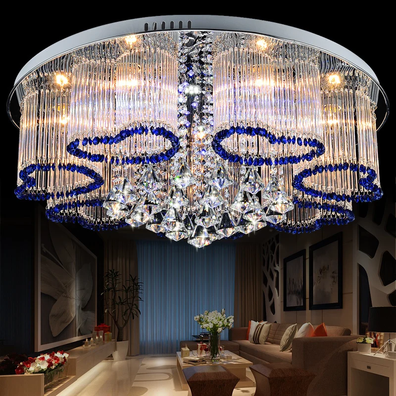 

bedroom ceiling lamp warm and romantic crystal atmosphere living room lamp modern heart shaped ceiling light ZA911457