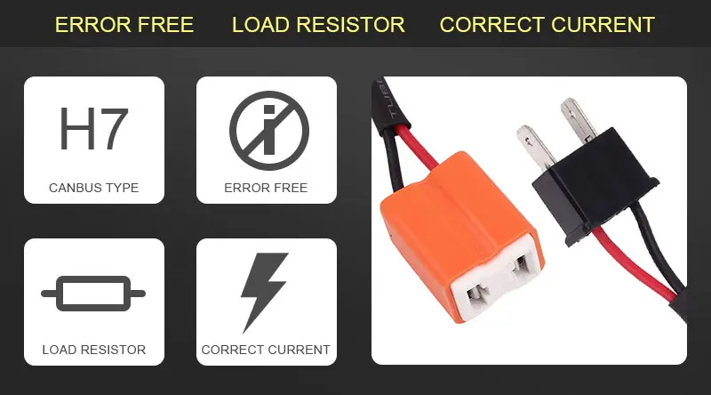 2 шт. H7 светодиодный Canbus Error отдельный декодер для H4 светодиодный фары лампы наборы для внедорожников Противотуманные фары H1 H8 H11 HB3 HB4 адаптер анти-мерцание