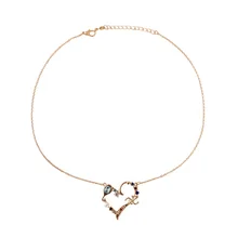 Богемский стиль мультфильм Сейлор Мун кристаллическая Звезда Эмаль ожерелье женский розовый кулон подвески на цепочку