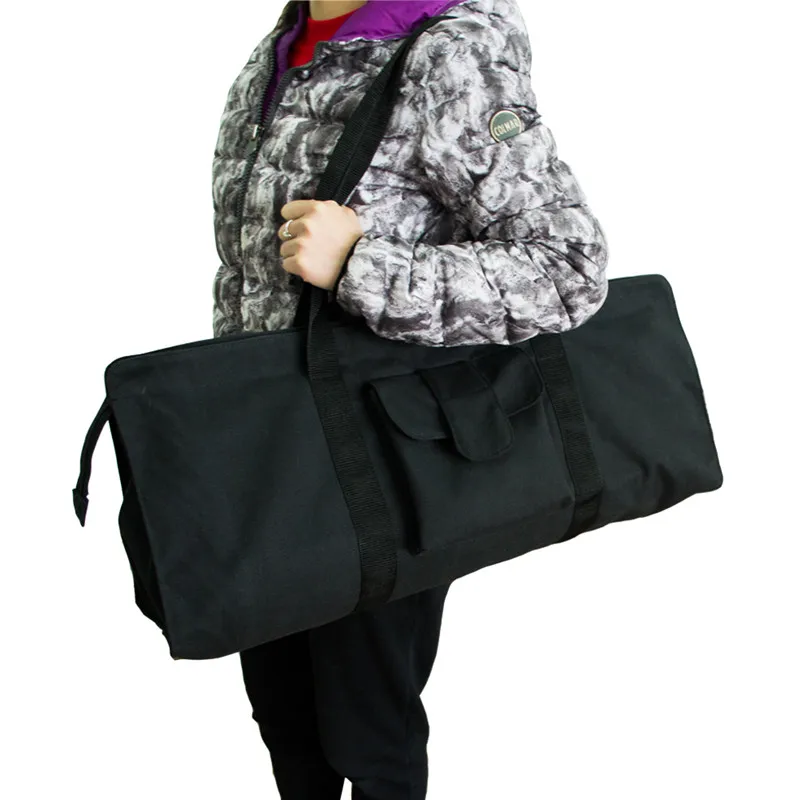

Black Yoga Bag For Mat Canvas Yoga Mat Bag Waterproof Fitness Sports Gym Pilates Dance Large Capacity Yoga Storage Case Backpack