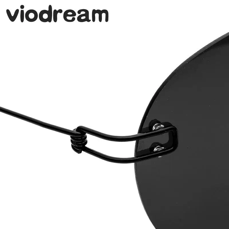 Viodream ручной работы без винтов ультра легкие безрамные солнцезащитные очки поляризованные крутые солнцезащитные очки Oculos De Sol Masculino Polarizado