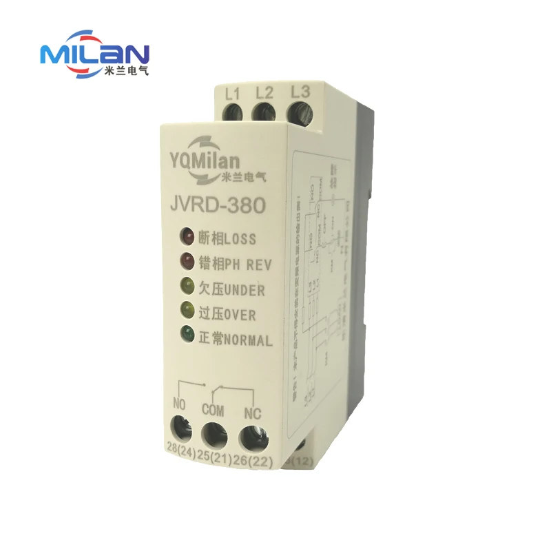 1PCS JVRD-380 Overvoltage and undervoltage broken phase sequence protector / three-phase power supply monitor relay | Обустройство