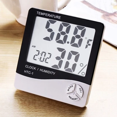 Calendar Temperature Humidity Alarm Digital Clock | Дом и сад