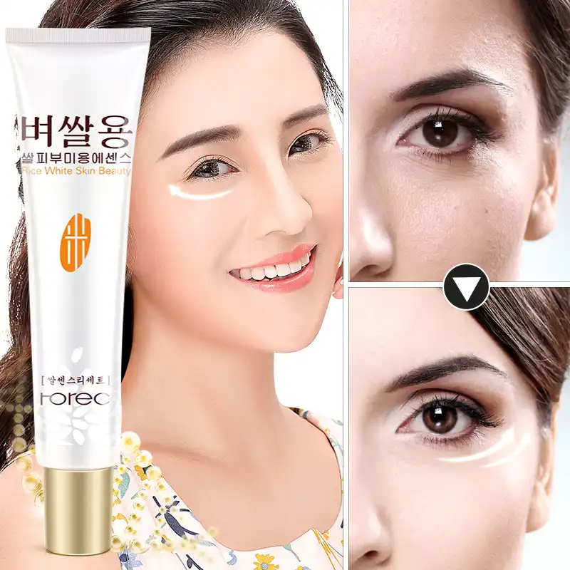Rorec White Rice Essence Eye Cream Beauty Skin Care Eye Serum Remove Dark Circle Whitening Anti Wrinkle Anti Aging Wrinkle Remover Wrinkle Instantwrinkle Serum Aliexpress