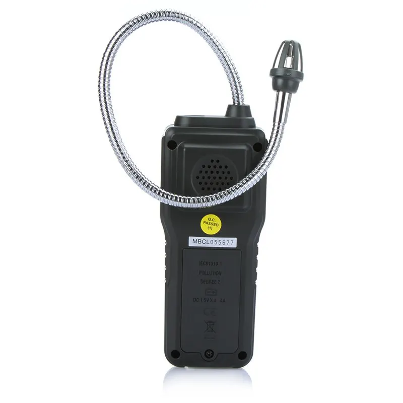 

Portable Multifunctional Flammable Gas Detector Combustible Gas Leak Tester 10%-40% Sound Light Alarm Adjustable Sensitivity