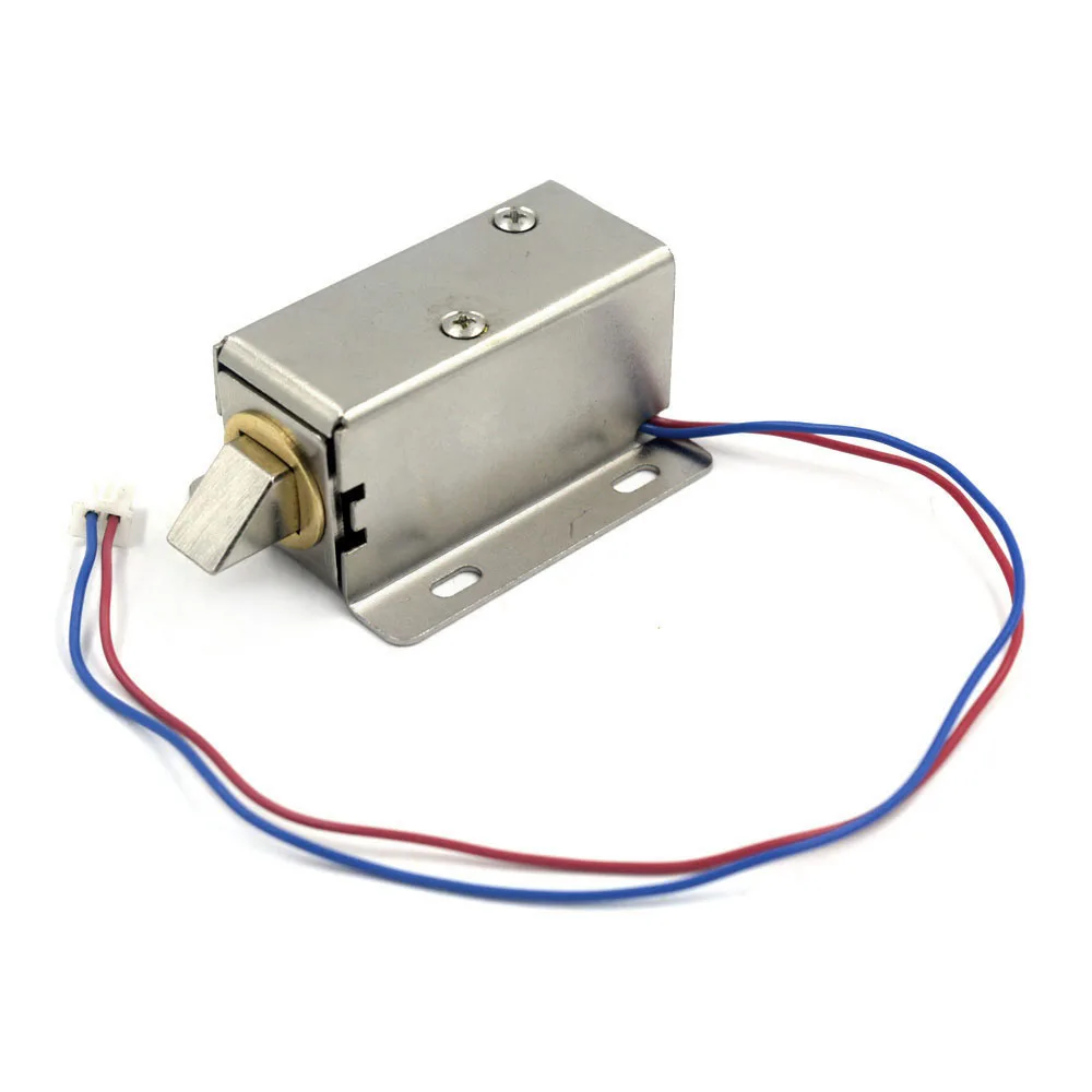 12 V-24 V Универсальный шкаф электрический дверной замок язык до сборки электромагнитный клапан