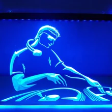 LK287-DJ диск-жокей пиво группа бар светодио дный неоновый свет знак домашнего декора ремесла