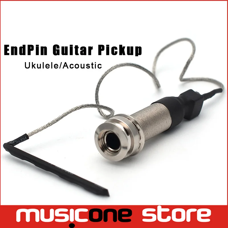 Folk Acoustic Ukulele Guitar Pickup Pick up Piezo Cable Stick 6.35mm
