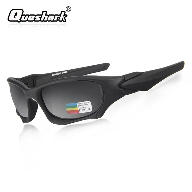 Best Offers Queshark Outdoor Sports Polarized Cycling Sunglasses TR90 Men MTB Bike Goggles Uv Protection Bicycle Glasses Cycling Eyewear