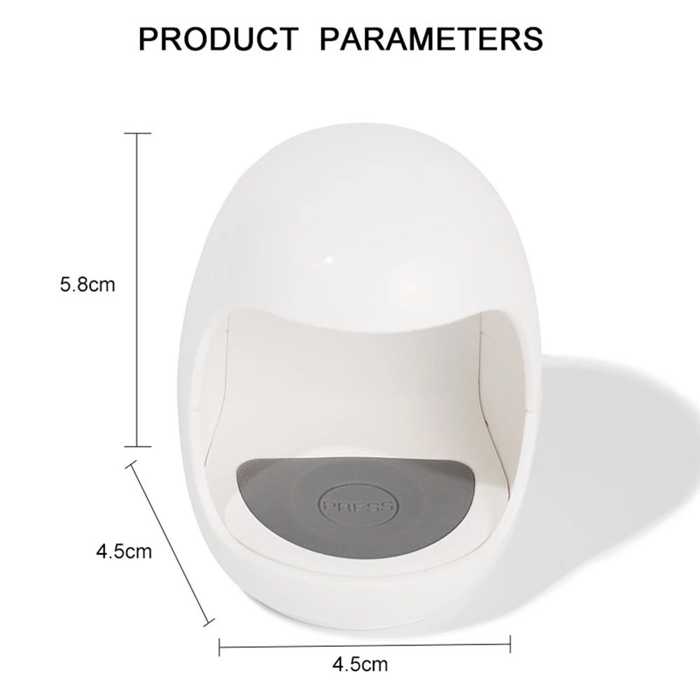 Творческое яйцо-образная лампа для ногтей профессиональный мини светодиодный смарт индукция для ногтевой фототерапии лампа 3 Вт светодиодный лак для ногтей быстрая Сушилка Гель лак