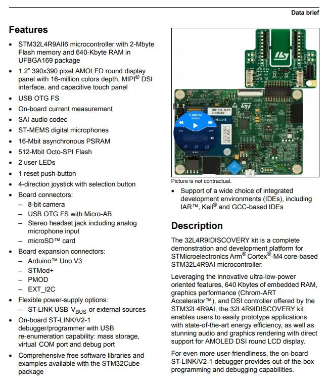 STM32L4R9I-DISCO INFO 2