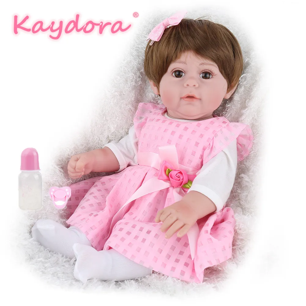 KAYDORA Reborn Baby Doll Princess lol Full Vinyl 17 inch Lifelike