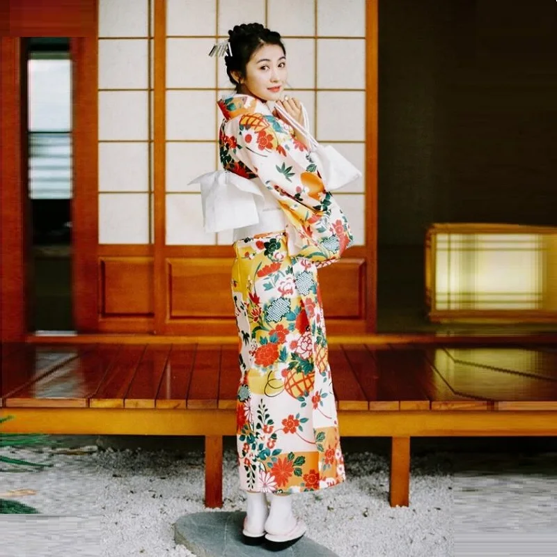 Традиционные японские кимоно костюм гейши косплей Obi Yukata для каратэ платье Haori