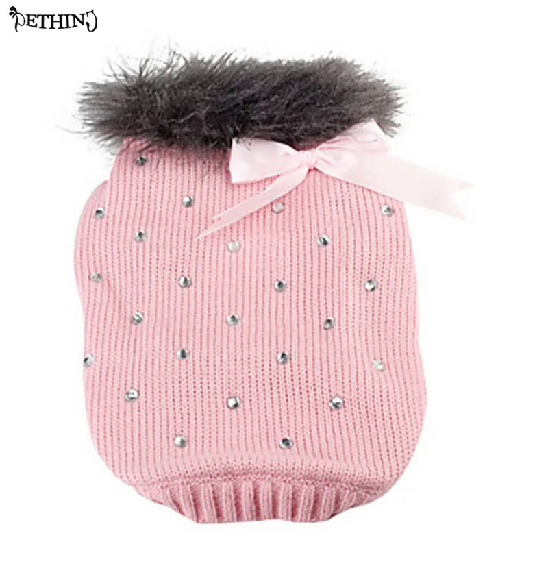 Hot selling Lovely bows patterns wholesale dog clothes cute dog sweater