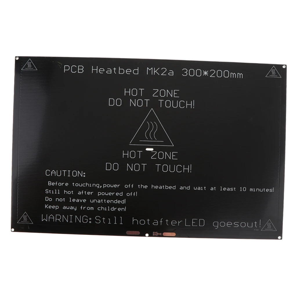 Heated Bed 200*300*3mm Aluminium PCB Heatbed 12v24v for MK3 MK2A 3D Printer