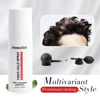 

Hair Hold Spray Help Keratin Natural Styling Anti-hair Loss Product with Hair Spray Applicator Fast Dense Hair Additional Fiber