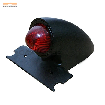 

Black Sparto Retro Style Motorcycle Tail Brake Light Case for Harley Bobber Chopper Custom