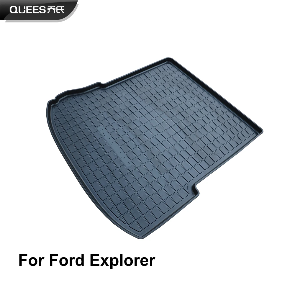 Подстилка для багажника QUEES подстилка Ford Explorer 5 го поколения 2012 2013 2014 2015 2016 2017 2018