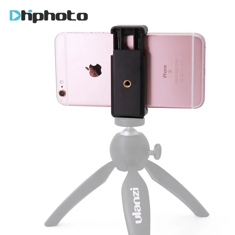 Ulanzi Mobile Phone Clip Clamp Holder,Smartphone Tripod Mount Adapter