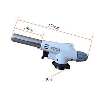 

Fully Automatic Electronic Flame Gun Butane Burners Gas Adapter Torch Lighter Hiking Camping Equipment Proof Waterproof