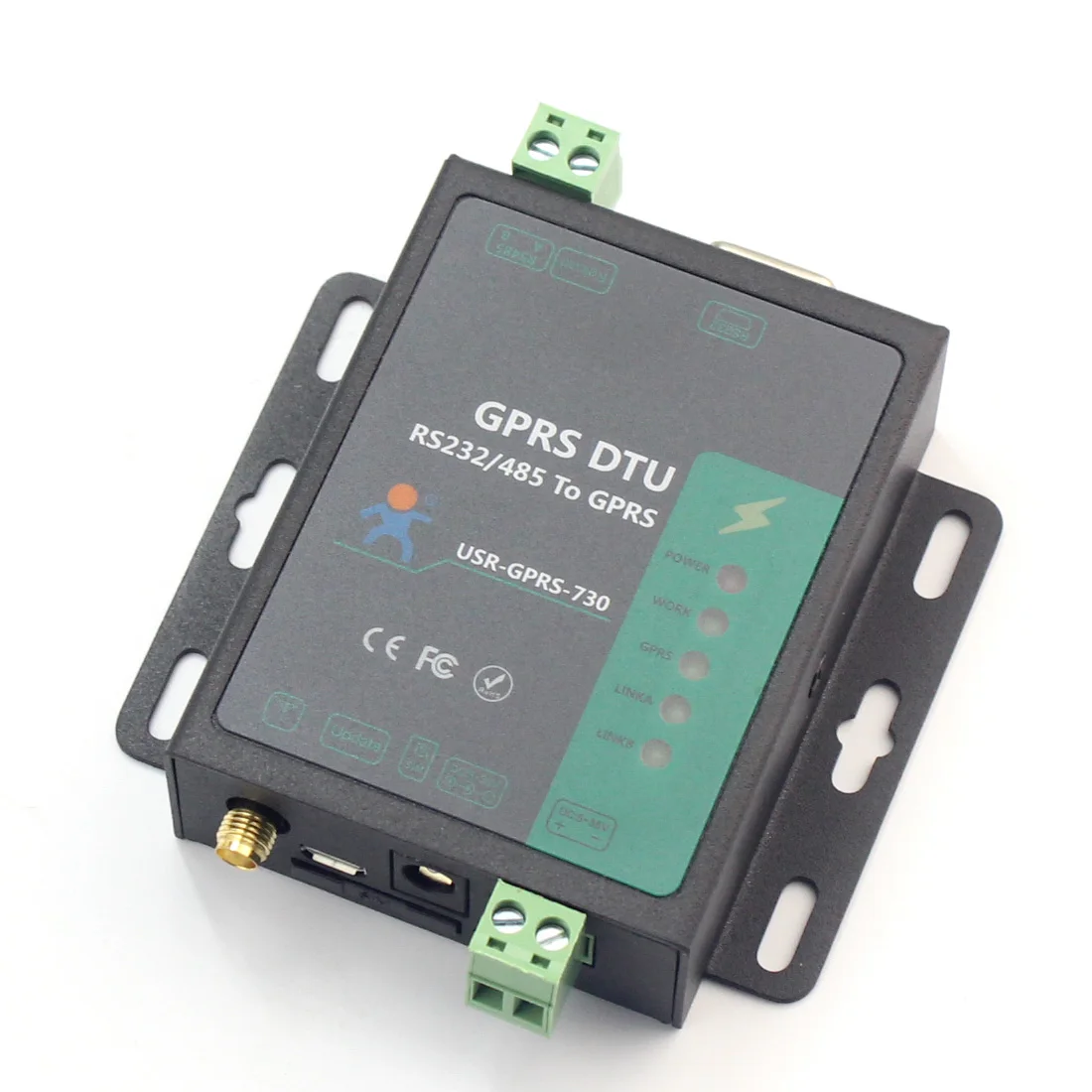 USR-GPRS232-730 RS232/RS485 GSM модемы Поддержка GSM/GPRS к последовательному преобразователю DTU управление потоком RTS CTS запчасти