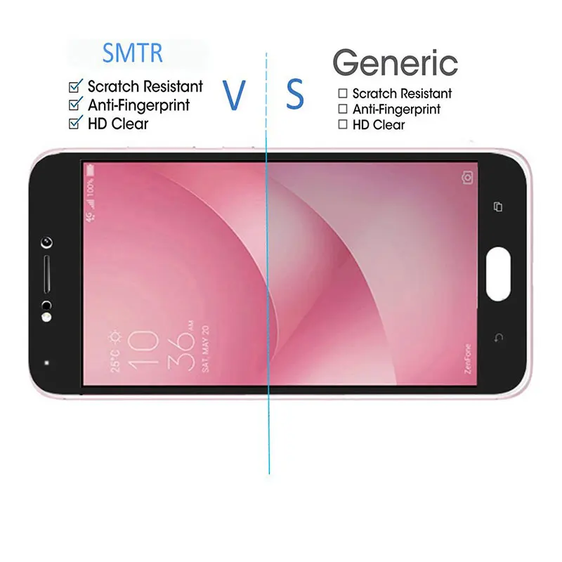 Закаленное стекло для Asus Zenfone 4 Max ZC520KL Защита экрана ZC 520KL X00HD с полным покрытием 5 2