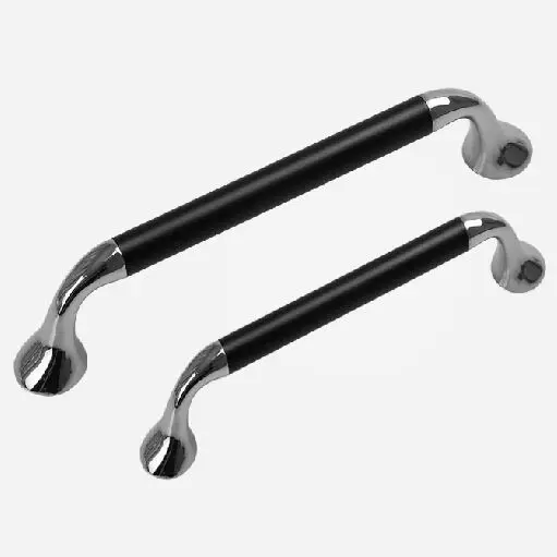 128mm Black Kitchen Cabinet Handles Pull Shiny Silver Drawer Dresser Cupboard Door Handle Knob 5 128mm Black Kitchen Cabinet Handles Pull Shiny Silver Drawer Dresser Cupboard Door Handle Knob 5