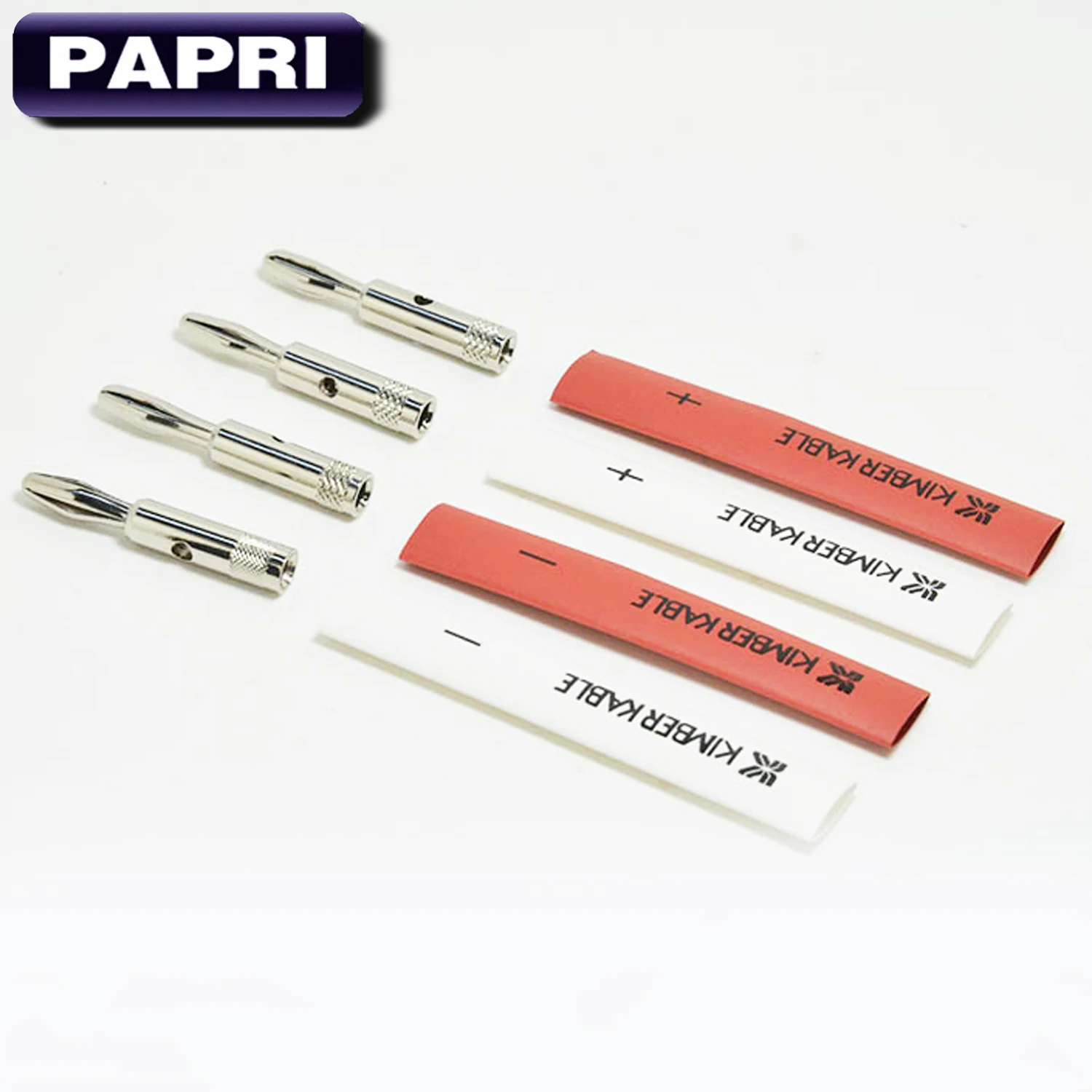 PAPRII DIY 8TC PTFE изоляции провода OCC Динамик кабель типа &quotбанан&quot Вилка разъема