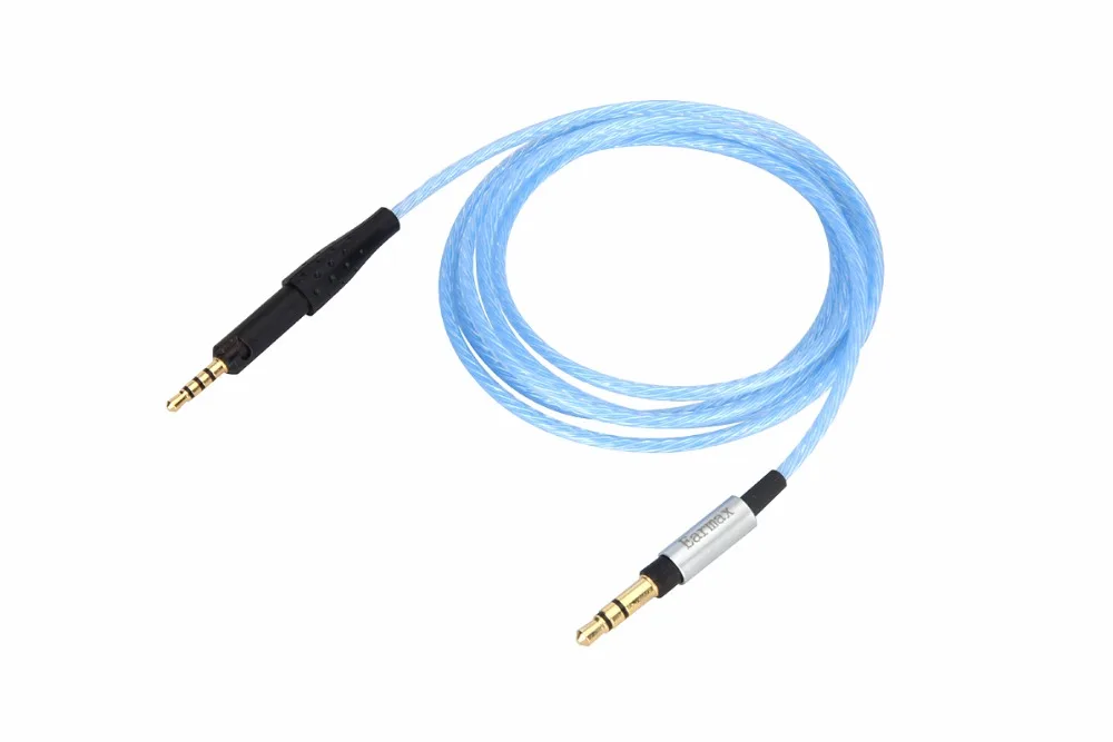 Earmax Replacement Upgrade Silver Plated Audio Cable For Sennheiser HD6 HD7 HD8 DJ MIX HEADPHONES