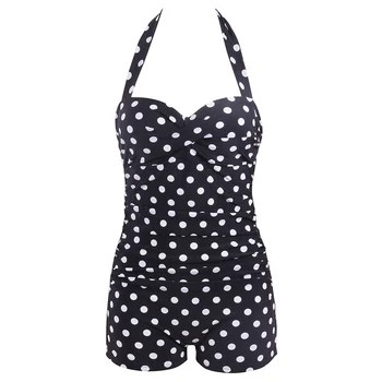 

NAKIAEOI One Piece Swimsuit Women Swimwear 2019 Summer Sexy Plus Size Vintage Bathing Suit Monokini Bodysuit Beach Wear Swimsuit