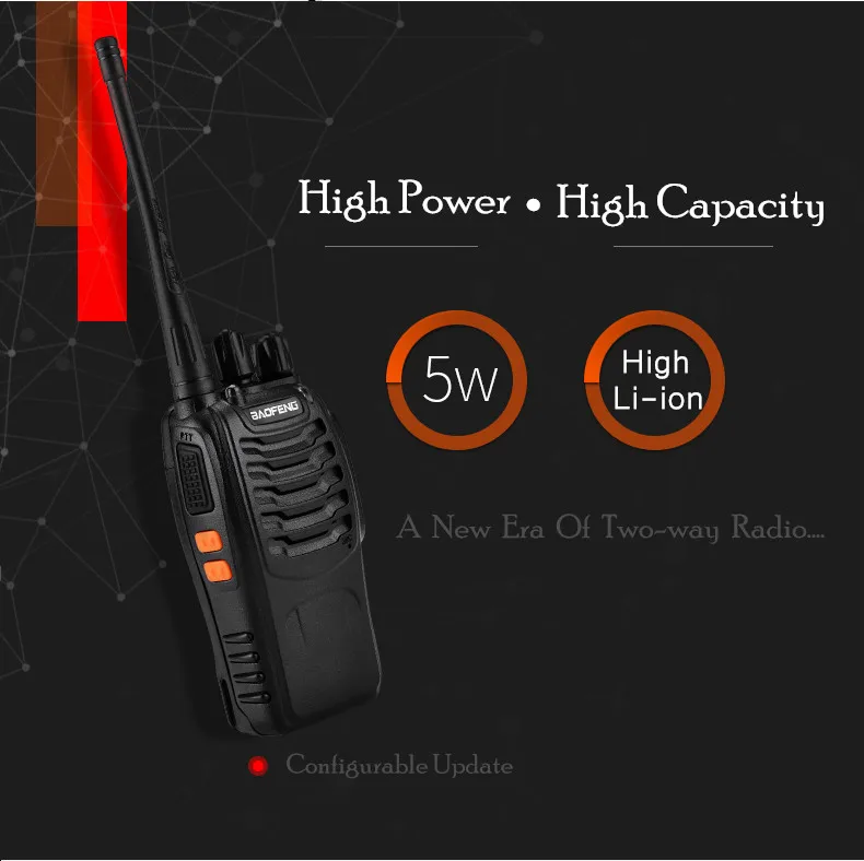 2 шт 4 шт 10 шт Baofeng BF-888S Walkie Talkie 888s 5W 400-470MHz UHF BF888s BF 888S H777 Дешевые двухстороннее радио USB зарядное устройство