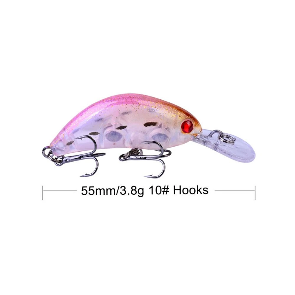 1 шт. 55 мм 4 г кренкбейт рыболовная приманка искусственная жесткая бас рыболовные воблеры Япония Topwater рыба приманка рыболовные снасти - Цвет: 11