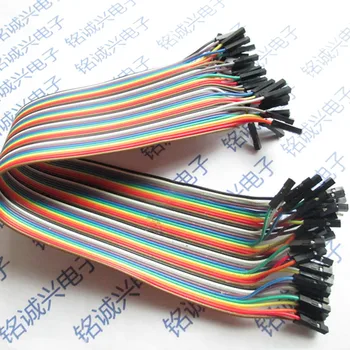 

length 30CM 40P DuPont line female to female color cable Hot sale Free shipping