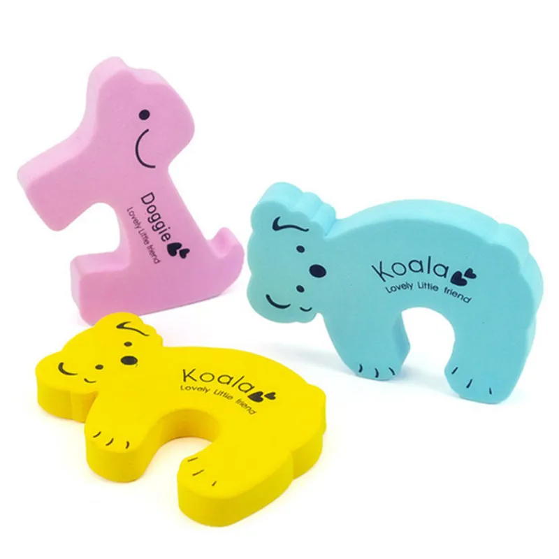 Baby Safety protection safety cute Animal security door card stopper baby newborn care protection lock for kids children FZH