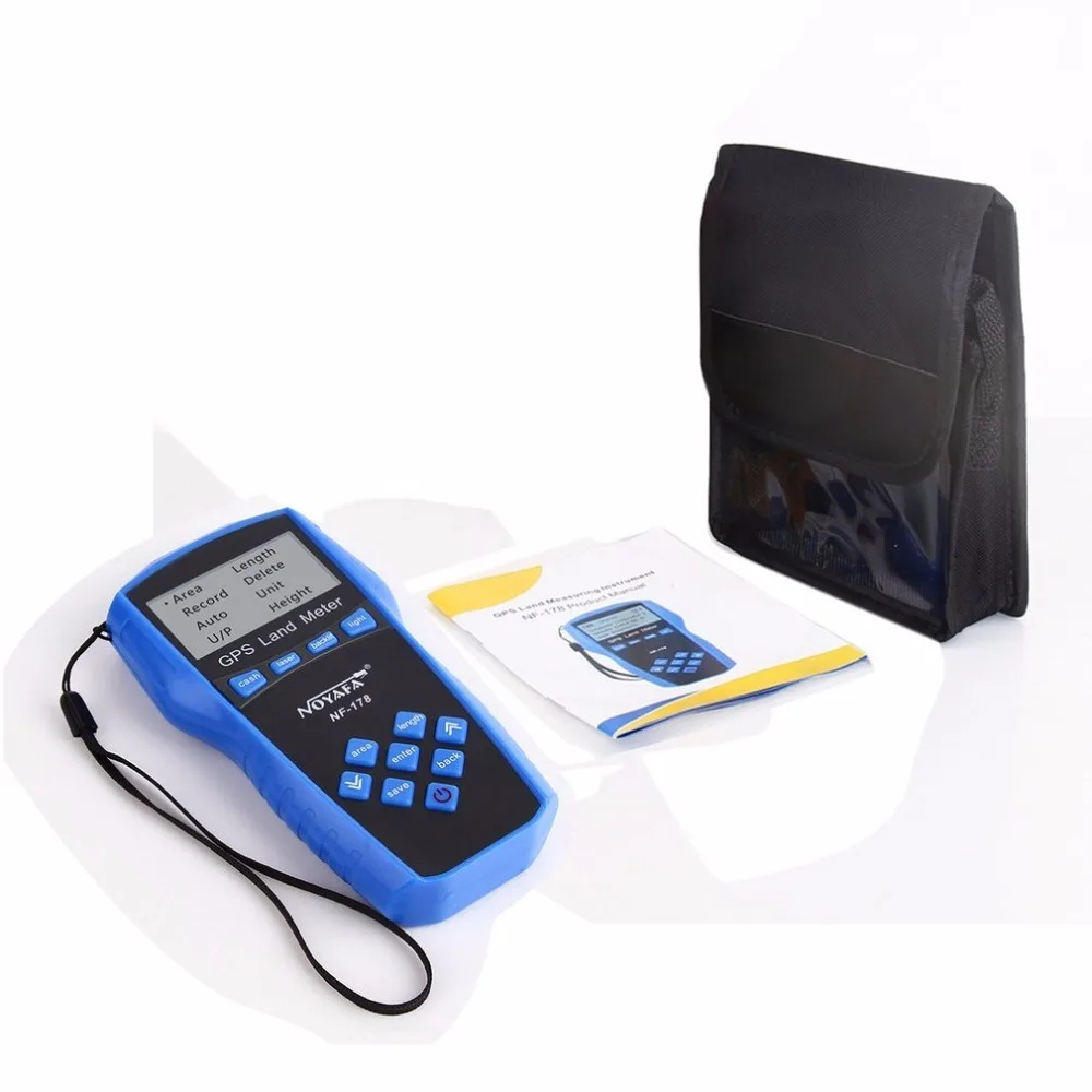 

Noyafa Portable Handheld Land Meter LCD Screen Display GPS Test Devices Land Measuring Instrument With Battery Dropshipping