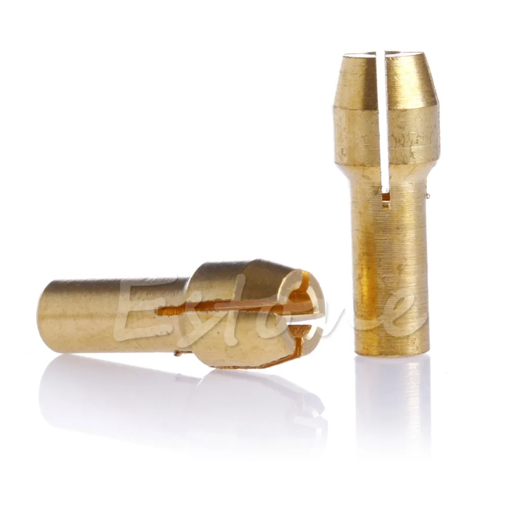 10 шт. 0,5-3,2 мм латунь цанговый патрон для дрели Биты Комплект гайка для роторный инструмент