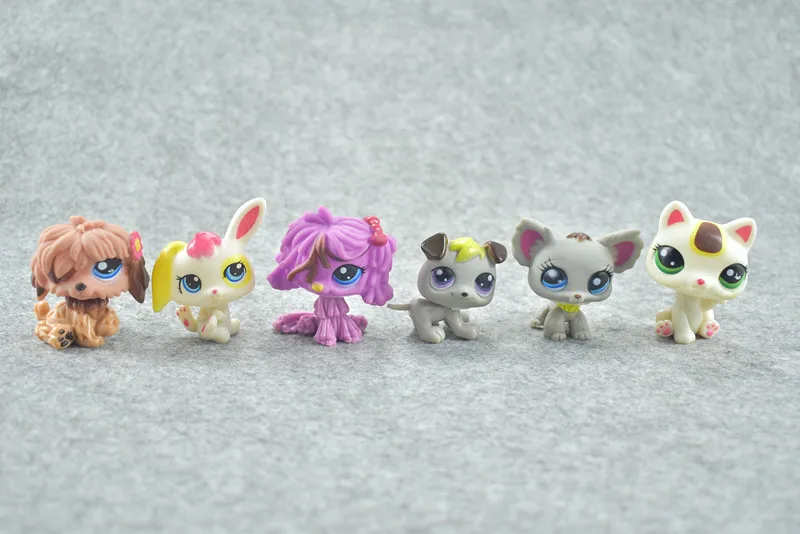 24 шт./компл. LP фигурки Pet Shop мини-игрушки Животные Одежда Для Собак Игрушечные Фигурки Модель игрушки для детей