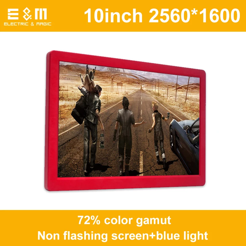 10-дюймовый IPS Full Angle 2K HD 60Hz портативный монитор для игр Ps3 Ps4 Xbox NS HDMI 2560*1600 USB 5V Power |